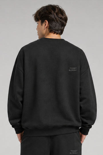 IN LOVE Nomad Oversized Sweatshirt - Black