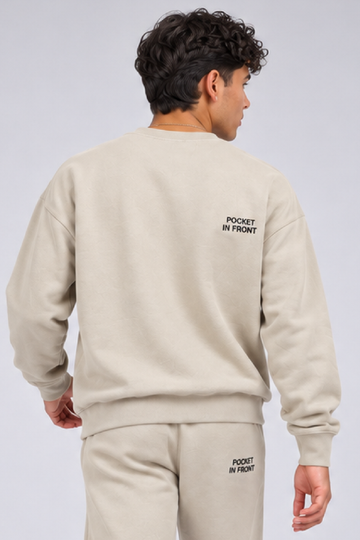 IN LOVE Nomad Oversized Sweatshirt - Khaki