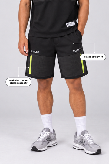 IN LOVE Nomad Relaxed Sweatshort - Black
