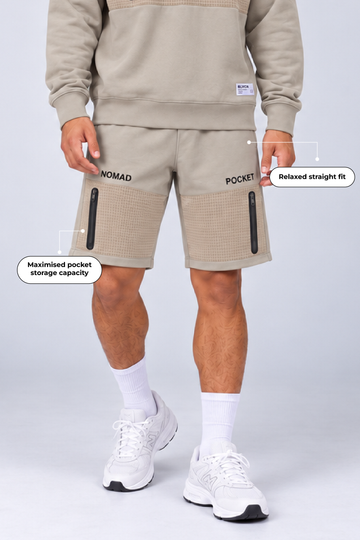 IN LOVE Nomad Relaxed Sweatshort - Cream