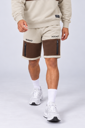 IN LOVE Nomad Relaxed Sweatshort - Khaki