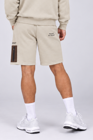 IN LOVE Nomad Relaxed Sweatshort - Khaki