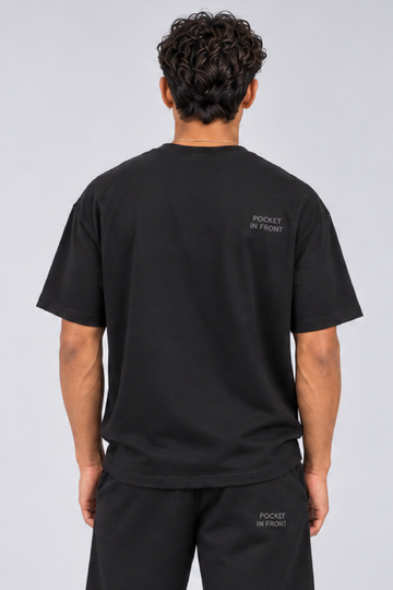 IN LOVE Nomad Short Sleeved T-Shirt - Black