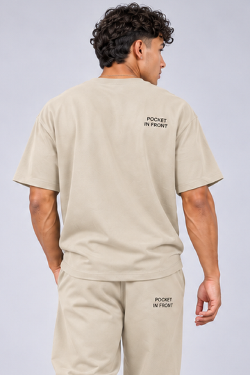IN LOVE Nomad Short Sleeved T-Shirt - Khaki